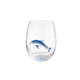 thumbnail image 2 of Artisanal Blue Ringed Octopus Glassware Handcrafted Stemless Wine Glass with 3D Tentacles, Marine Animal Bar Glass for Coastal Home Decor, One Size, 2 of 8