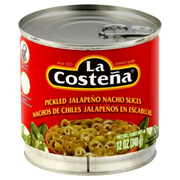 LA COSTENA PEPPER JALAPENO NACHO 12 OZ - Pack of 12