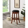 thumbnail image 4 of Boraam Tabouret de Bar Pivotant Sans Dossier Hauteur Bar en Cerisier, 4 of 5