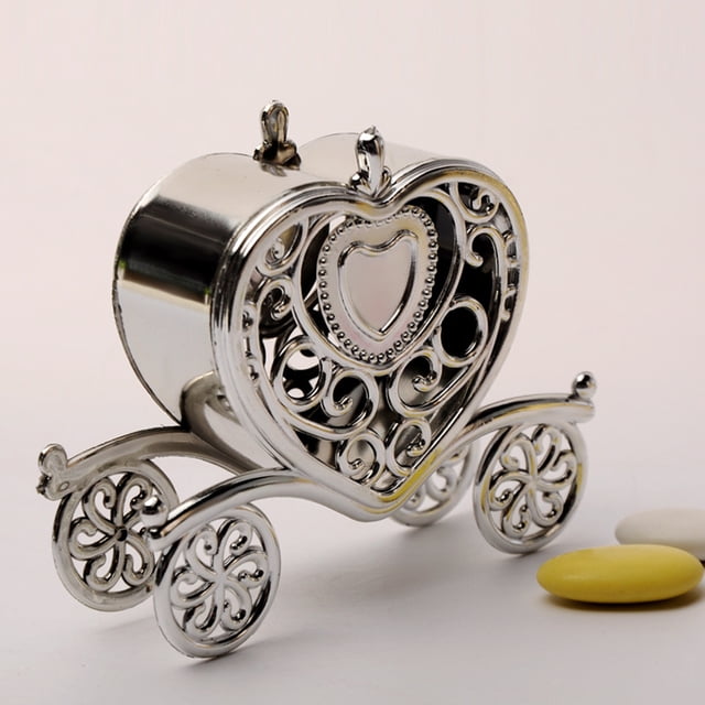 Oleegame 1PC Produce Storage 12 Mini Wedding Candy Box Pumpkin Car Heart Shaped Creative Wagon Candy Box