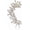 Gold Right, variant on Rhinestone Silver Full Ear Cuff Earrings for Women Ear Clip Wrap Statement Climber Crawler Earrings for Women Hypoallergenic Silver Wedding Jewelry Gifts