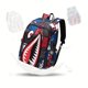 thumbnail image 3 of Mochila Con Diseño De Tiburón, Mochila Escolar De Nailon A La Moda Para Estudiantes, Mochila De Viaje Ligera Con Puerto De Carga USB, 3 of 4