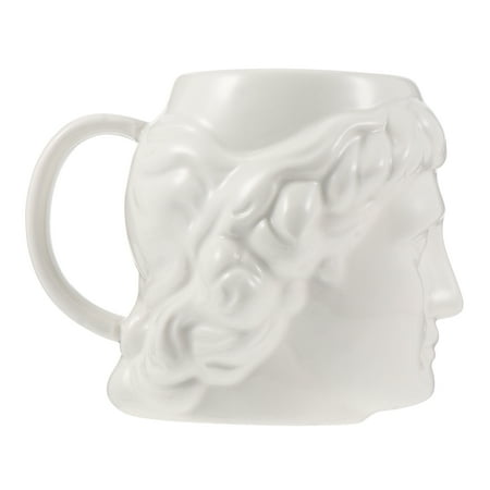 

Mug Ceramic Cup David Statue Coffee Head Sculpture Greek Ceramics Beverage Drinking Porcelain Tea Water Roman Bottle