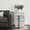 Gray/Black, variant on Harlow Hill Matilla 16" x 20" Gray/Black Marble Modern Indoor Side Table