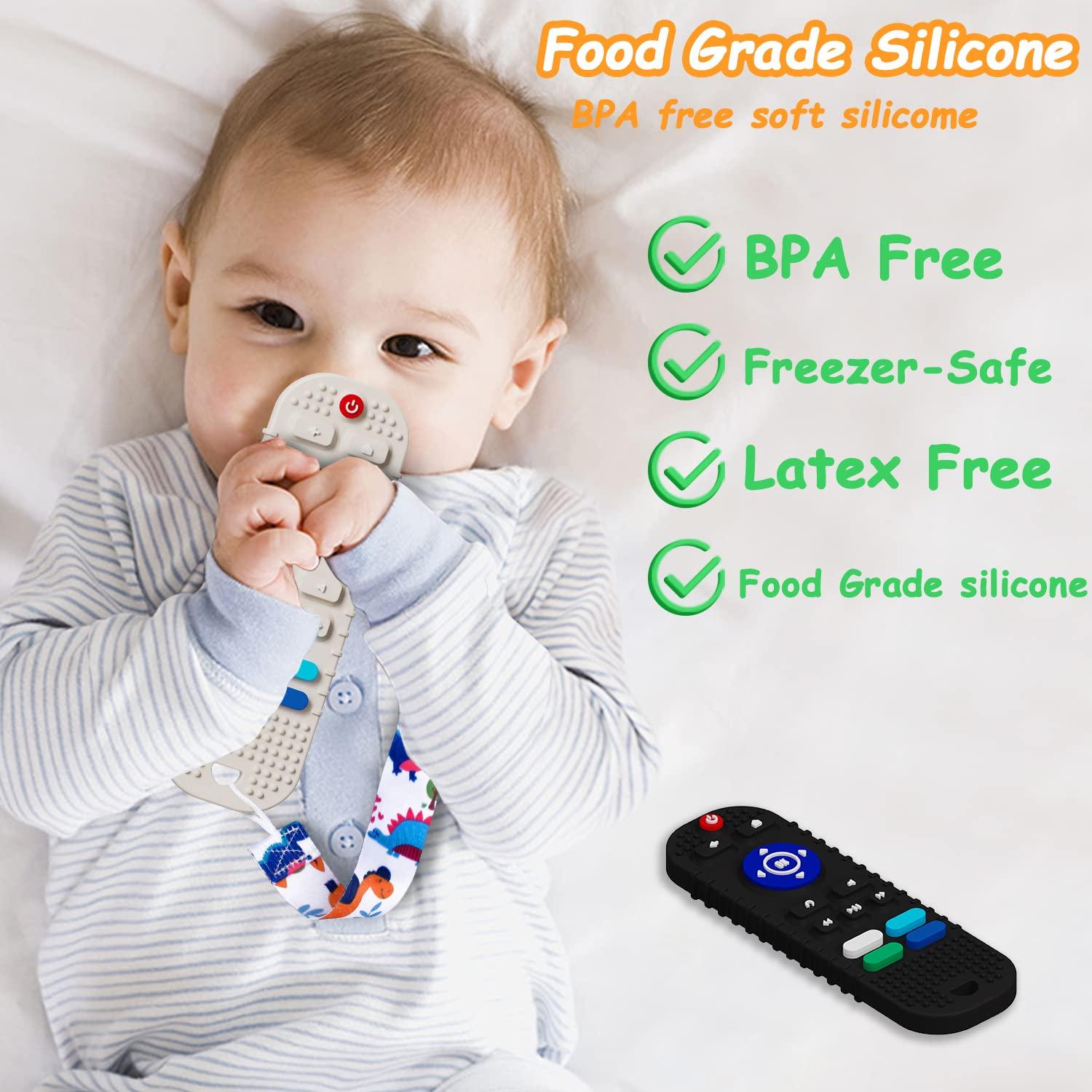 Zendure Soft Silicone Teething Toys, Remote Control, 2-Pack photo 5