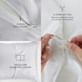 thumbnail image 5 of Light Gray Vintage Washed 3 Piece Cotton Duvet Cover Set, Twin/TwinXL, by Noble Linens, 5 of 6