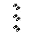 thumbnail image 4 of Ounissouiy 2 piezas de ganchos de remolque de coche RC modelo de simulación de vehículo hebillas de Metal reemplazo de suministros de automóvil para Type1 NO1 Ounissouiy CBP183979, 4 of 6