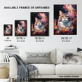 thumbnail image 3 of Norwegian Forest Cat Lover Gift Pet Portrait Colourful Artwork Painting Large Wall Art Poster Print Thick Paper 18X24 Inch, 3 of 5