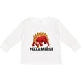 thumbnail image 3 of Inktastic Pizzasaurus Boys or Girls Long Sleeve Toddler T-Shirt, 3 of 5