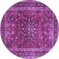 thumbnail image 1 of Ahgly Company Indoor Round Persian Purple Traditional Area Rugs, 8' Round, 1 of 4