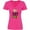 Hot Pink, variant on Inktastic Im with a Bunch of Fools with Jester Hat April Fools Day Women's V-Neck T-Shirt