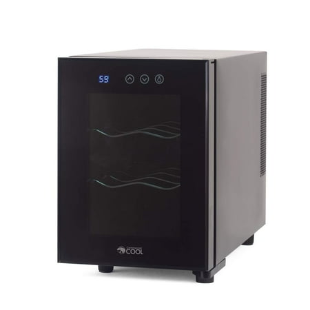 Cooling Wine Cellar - Commercial Chef CCWT060TB Thermal Electric 8 Bottle Wine Cellar, Black