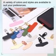 thumbnail image 4 of Uxcell 2 Pack 360°Rotating Phone Lanyard Tab Ultra-Thin No-Adhesive Phone Tether Patch Smartphone Case Universal Adapter Case for Travel Daily Use (Dial Plate Plateado, Parche Beige), 4 of 7