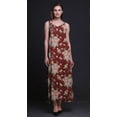 thumbnail image 3 of Bimba Robe de Soirée Longue Maxi Dos Nu à Bretelles Spaghetti Imprimée Florale en Rayonne pour Femmes-Moyenne, 3 of 4