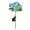 D, variant on Roiihwy Solar Powered Petaled Rose 7 Head Ground Mount for Outdoor Courtyard Garden Decoration in B