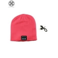 thumbnail image 2 of Luxtrada Wireless Bluetooth Music Smart Hat Cap Warm Beanie With Headphone Earphone Headset Mic (Red), 2 of 9