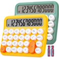 thumbnail image 1 of Calculators, Large Screen Desktop Sensitive Button, Kids Desktop Calculator, Battery Powered, Portable Basic Standard Functional 12 Digits Cute, 1 of 4