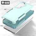 thumbnail image 5 of Defender Case for Samsung Galaxy S26 Plus 5G 6.7", Dual Layer PC+TPU Rugged Shockproof Full Body Protective Cover,Light Green,For Galaxy S26 Plus 5G, 5 of 6
