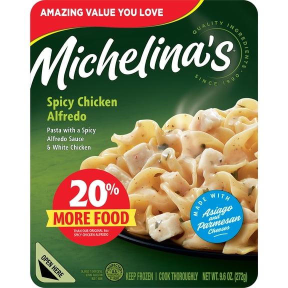 Michelina's Spicy Chicken Alfredo Meal 9.6oz (Frozen Dinner)