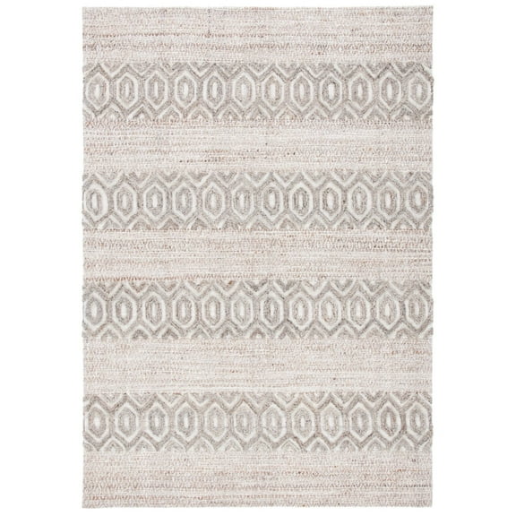 SAFAVIEH Natura Ernesto Geometric Area Rug, Beige/Ivory, 8' x 10'