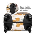 thumbnail image 4 of Haiem Cute Bee Honey Jar Hive Bear Luggage Cover Printed Suitcase Covers for Luggage Elastic Washable Suitcase Protector Fits 18-32 Inch Luggage-X-Large, 4 of 9