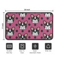 thumbnail image 5 of Cute Bulldogs Door Rugs,Washable Non Slip Door Mats Indoor,Decorative Door Mats,Entry Mat Indoor for Entrance,Bedroom,Kitchen,Bathroom,30"x17", 5 of 6