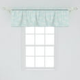 thumbnail image 2 of Ambesonne Cartoon Window Valance, Sky with Clouds and Birds, 54" X 18", Blue Purpleblue, 2 of 3