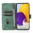 thumbnail image 2 of Case for Samsung Galaxy A73 5G Wallet Case with Card Slots Holder Magnetic Clasp Cover, Luxury PU Leather Skin-Friendly Wrist Strap Handbag Kickstand Soft Silicone Shockproof Protective Case,Green, 2 of 8