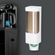 thumbnail image 3 of Portavasos desechable Portavasos Portavasos de papel Dispensador de agua Portavasos a prueba de polvo Portavasos de papel de doble tubo montado en la pared, 3 of 5
