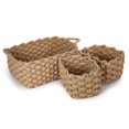 thumbnail image 1 of Truu Design Chunky Braided Jute Basket Set, 1 of 5