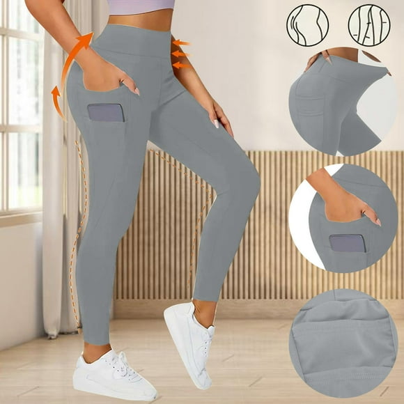 TIMIFIS Leggings for Women High Waisted Yoga Pants Women with Pocket Tummys Control Workout Running Cycling Tights - Spring/Summer