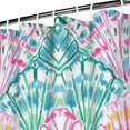 thumbnail image 4 of Rideau de Douche Thème Océan - Design Coquillage Tropical Lavable en Machine, Tissu PEVA Résistant à la Moisissure, 84x72 Po, 4 of 5