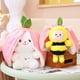 thumbnail image 4 of Juguetes de peluche de abeja de 20cm/30cm, fruta linda, fresa de gatos, Animal de peluche Kawaii suave, escondite en bolsa, juguetes para niños, regalo para niñas, 4 of 5