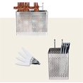 thumbnail image 4 of HSHDLDF Stainless Steel Chopsticks Holder Hanging Cutlery Drying Basket Tableware Drainer with Hooks Kitchen Utensil(A), 4 of 6
