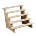 thumbnail image 1 of Almencla Wooden Display Riser Stand Cupcake Stand for Cosmetic Perfume Craft Figurine 5 Tiers 20CM, 1 of 8