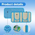 thumbnail image 4 of CHUANK 2Pcs Reusable Mop Pads Compatible with Swiffer Sweeper Mop Wet Pads Refills Dry Pads Mop Head Replacements for Multi Surface Wet & Dry Cleaning, 4 of 7