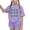 Purple, variant on Clothes for Girls 7-8 Sets Summer Sets for Girls Children's St. Patrick's Day Printed Short Sleeve Round-Neck Shirts Two-Piece Set for Kids(4-16 Years)