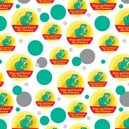 Stop and Smell the Flowers - Gumby Premium Gift Wrap Wrapping Paper Roll