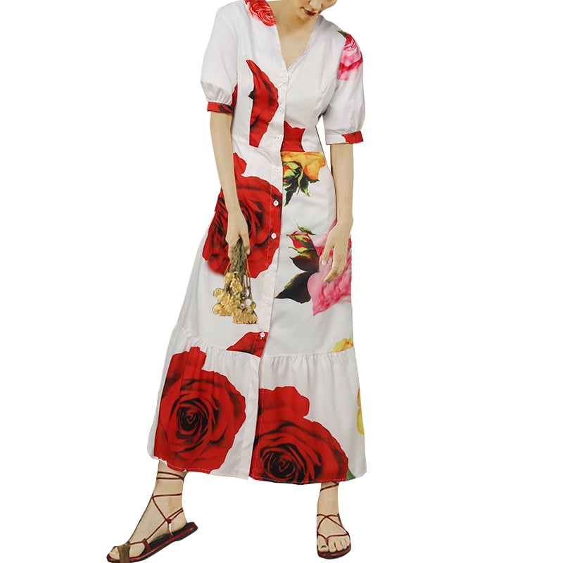 short sleeve sun dresses