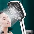 thumbnail image 7 of Clearance! Fanshiluo Shower Head - High-Pressure Handheld Showerhead - Hard Water High Pressure4 Spray Modes Handheld Shower Head For The Elderly,ChildrenCan Be Used For Home,Gym, 7 of 7