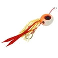 Iron Plate Double Hook Luminous Artificial Fish Lure Bait Jig with