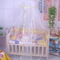 thumbnail image 1 of tredstone Round Mesh Dome Bed Canopy Netting Princess Mosquito Net with Lace Trim for Babies, 1 of 1