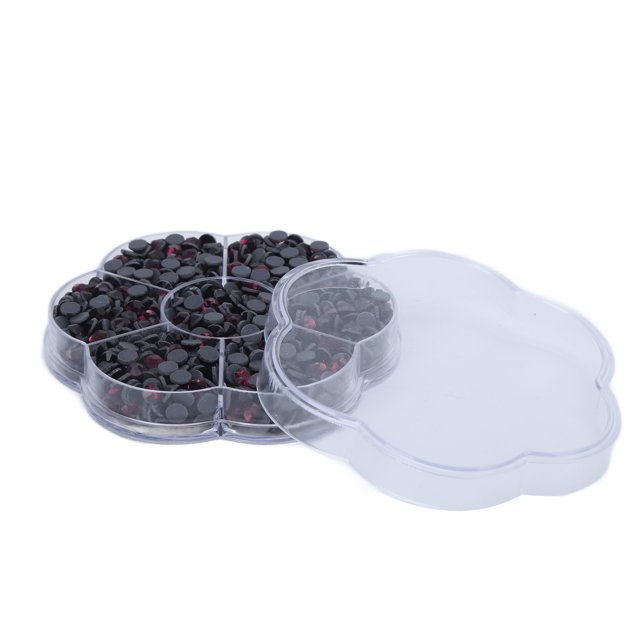 Piedras de imitación de cristal decorativas transparentes y brillantes puras para manualidades DIY, bolsa de ropa JM201, color morado oscuro