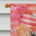 thumbnail image 3 of Long Haired Chihuahua Love House Flag, 3 of 4