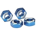 thumbnail image 2 of Traxxas Aluminum Hex Wheel Hubs w/2.5x12mm Axle Pins (Blue) (2), 2 of 2