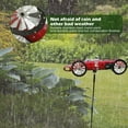 thumbnail image 5 of CNKOO Garden Racer Windmill  Racing Car Wind Spinner Garden Racer Windmill Steel Wind Spinner Hanging Windmill Toys Wind Sculptures Racer Pinwheels Yard and Garden Decoration, 5 of 5