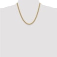 thumbnail image 3 of Diamond2Deal 14K Yellow Gold 5.25mm Semi-Solid Miami Cuban Chain Necklace for Men 20", 3 of 6