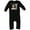AB-Black, variant on Monkey First Birthday Baby Romper Coveralls