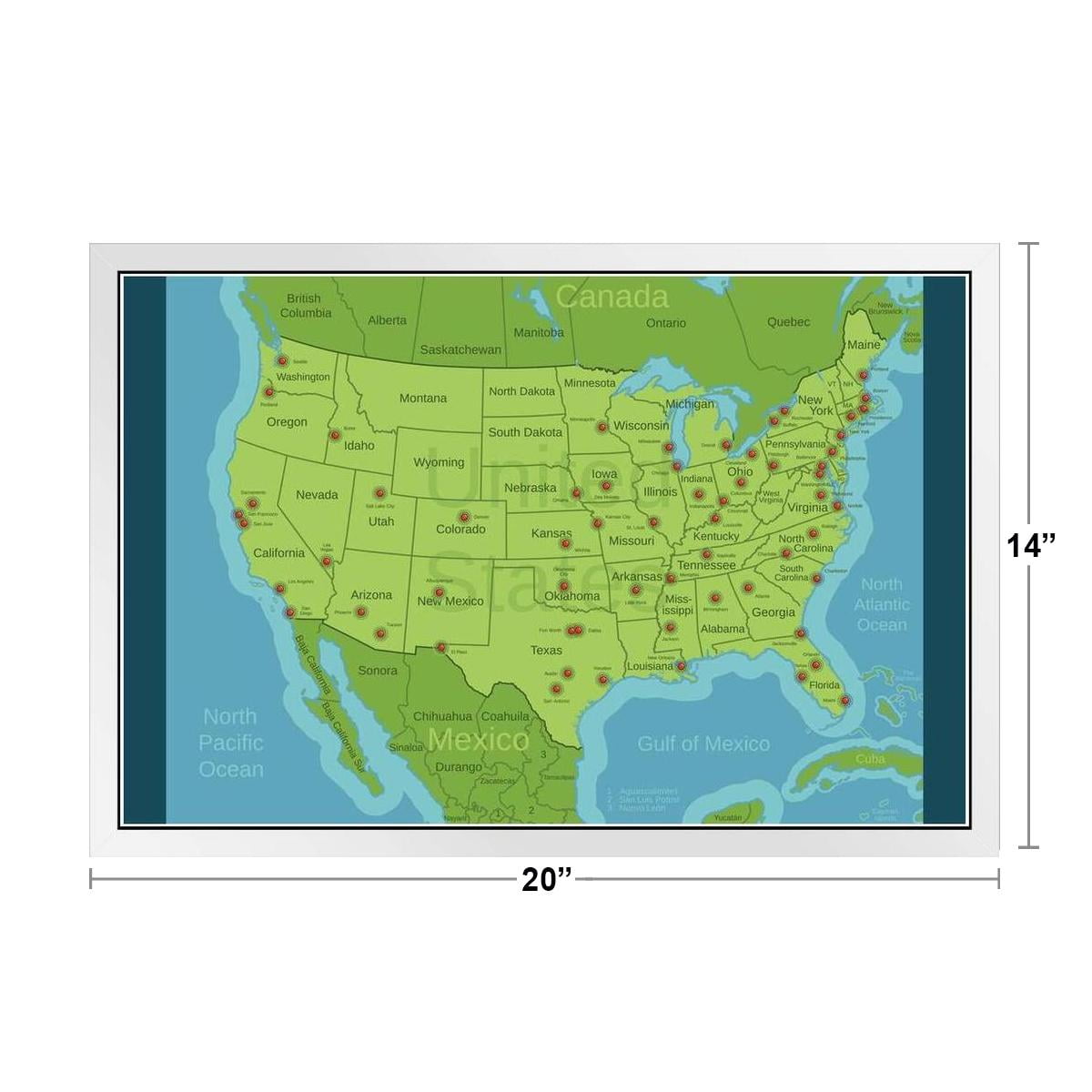 latitude and longitude map with cities