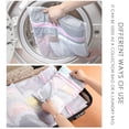 thumbnail image 4 of TINGYI Laundry Bag Fine Mesh Clothing Wash Bag Wash Bag Set Machine Wash Net Bag 21cmX30cm, 4 of 7